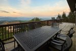 Large deck with outside dining options